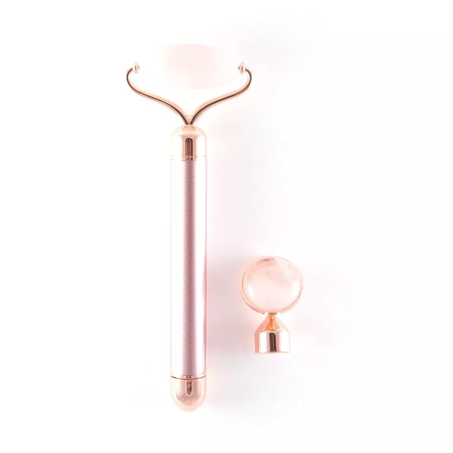 24K Rose Gold 2in1 Electric Facial Massager