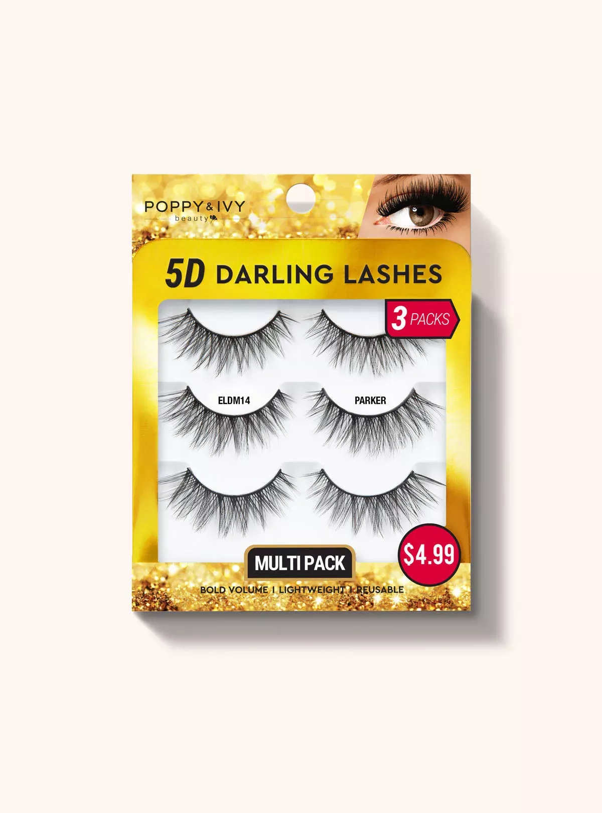 5D Darling Lashes – 3 Pairs