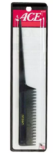 Ace Curling and Teasing Comb w/ Handle
