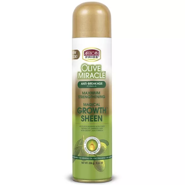 AFRIACAN PRIDE OLIVE OIL MIRACLE GROWTH SHEEN 8oz