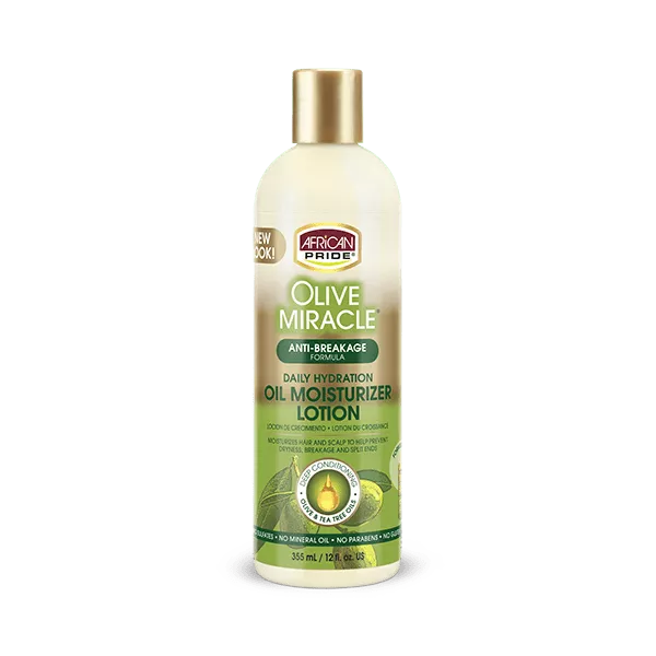 AFRIACAN PRIDE OLIVE OIL MIRACLE MOISTURZING LOTION 12oz