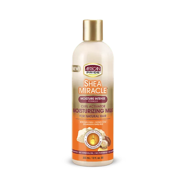 AFRIACAN PRIDE SHEA MIRACLE MOISTURIZING MILK 12oz