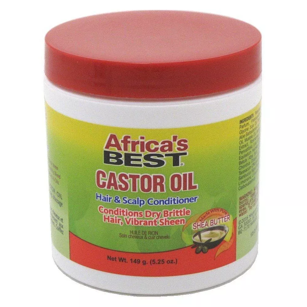 Africa’s Best Castor Oil Hair Scalp Conditioner, 5.25 Ounce