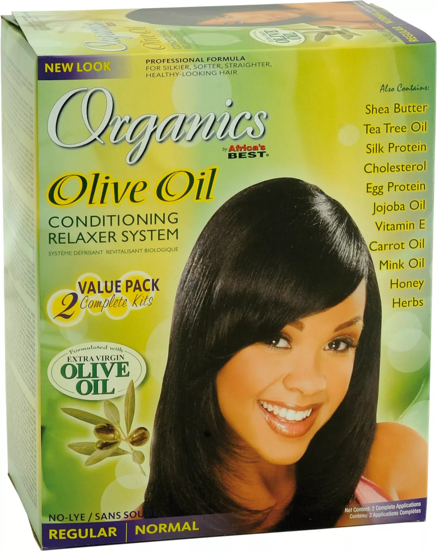 Africa’s Best S Organics Olive Oil Conditioning Relaxer System Regular
