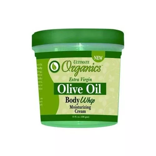 Africa’s Best Ultimate Organics Olive Oil Body Whip Moisturizing Cream 15 oz