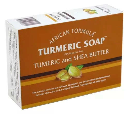 African Formula Turmeric Soap 3.5oz Turmeric & Shea Butter(Item#10176)