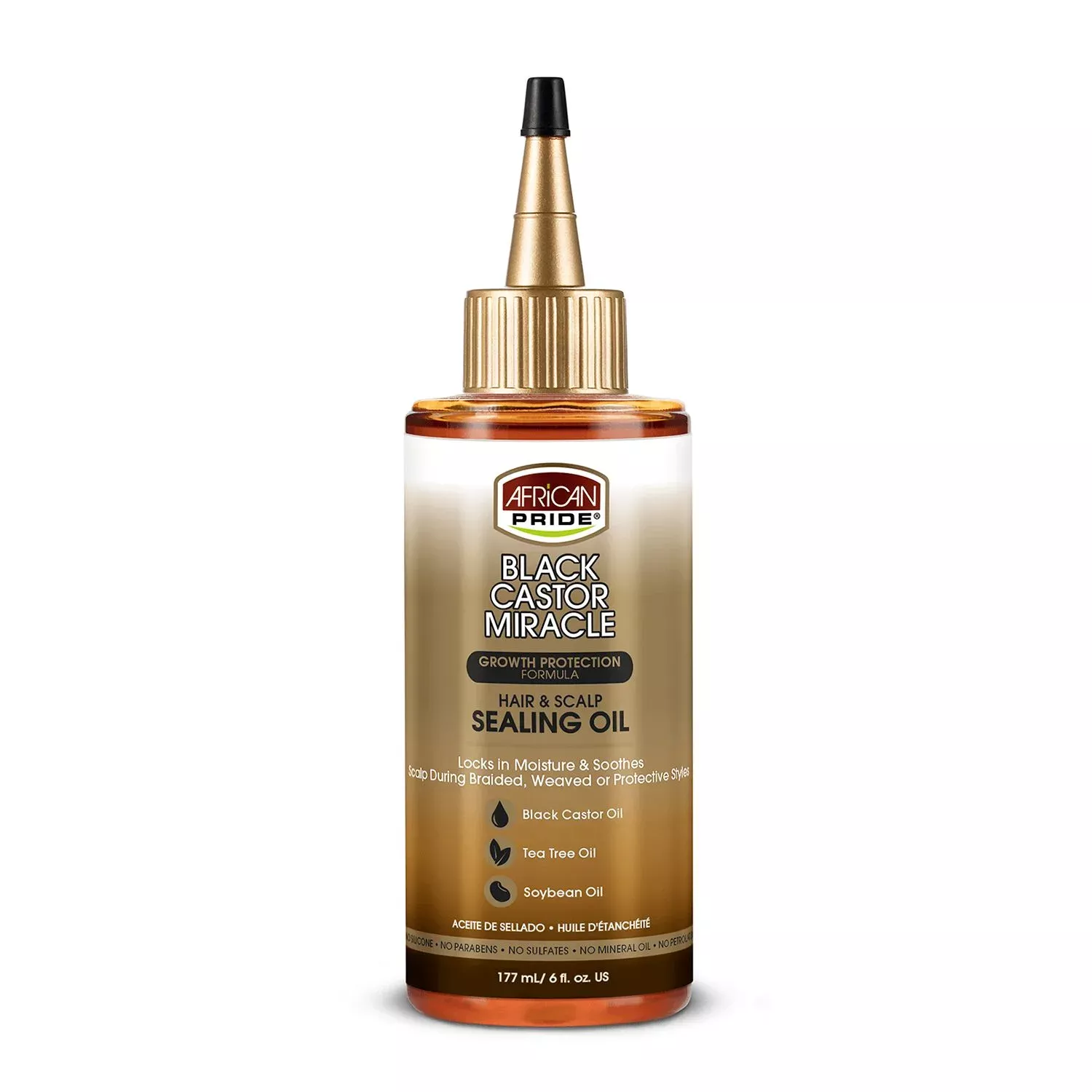 African Pride Black Castor Miracle Hair & Scalp Sealing Oil