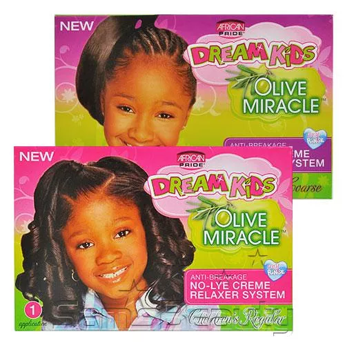 AFRICAN PRIDE DREAM KIDS OLIVE MIRACLE NO-LYE CREME RELAXER