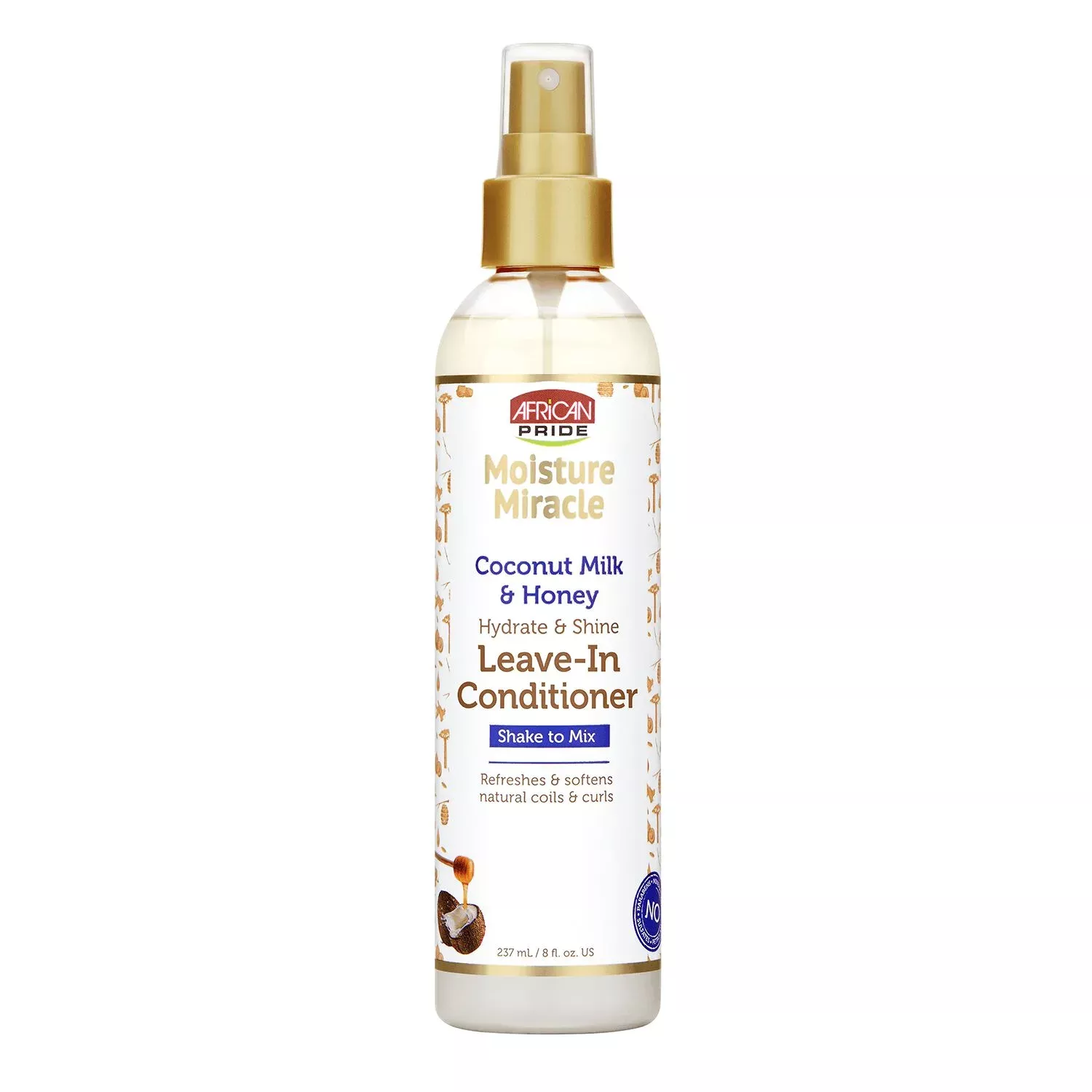 African Pride Moisture Miracle Coconut Milk & Honey Leave-In Conditioner Spray