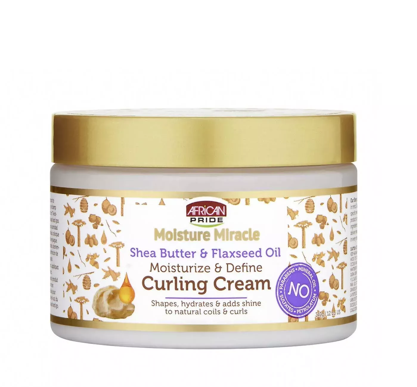 African Pride Moisture Miracle Shea Butter & Flaxseed Oil Curling Cream