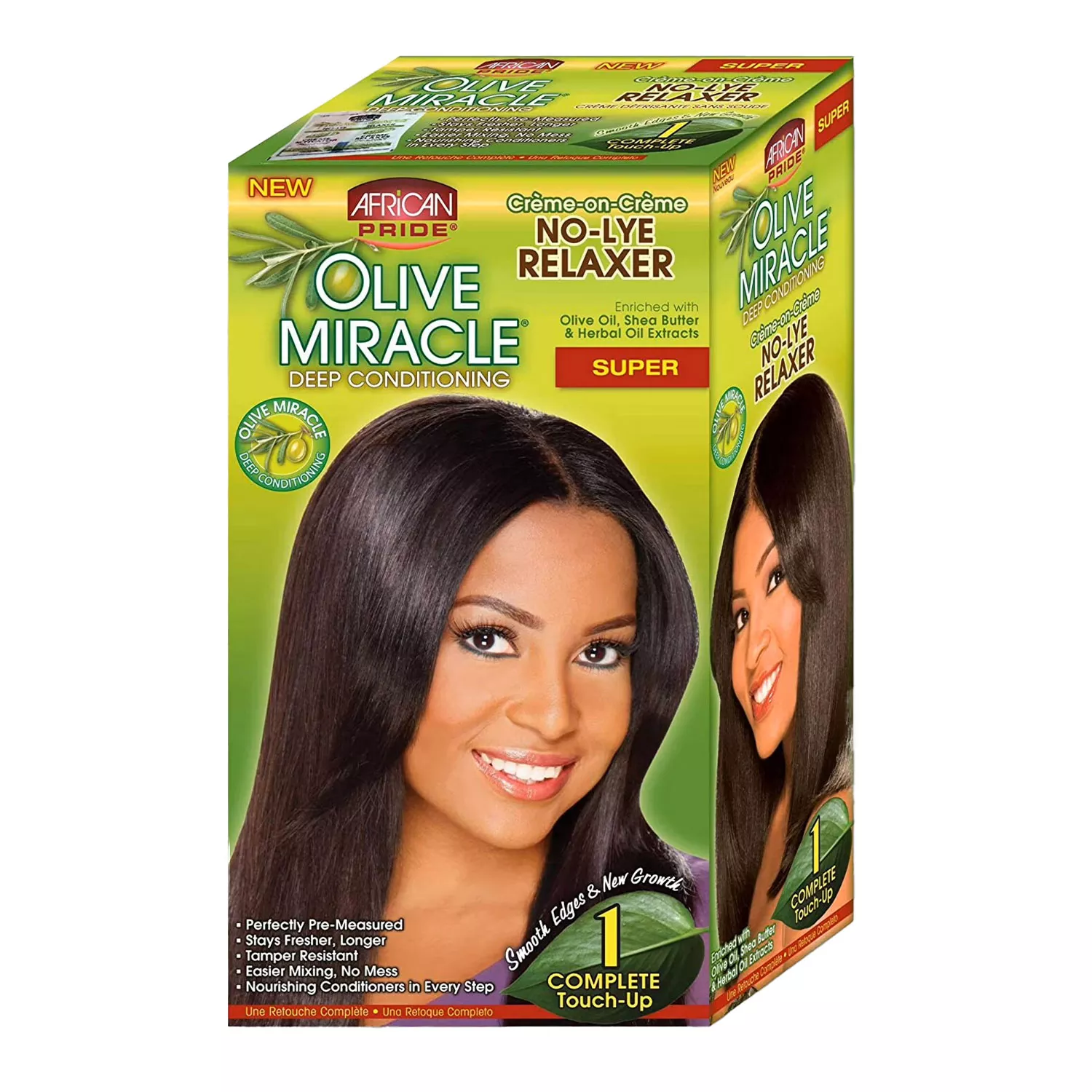 African Pride Olive Miracle 1 Complete Deep Conditioning No-Lye Relaxer