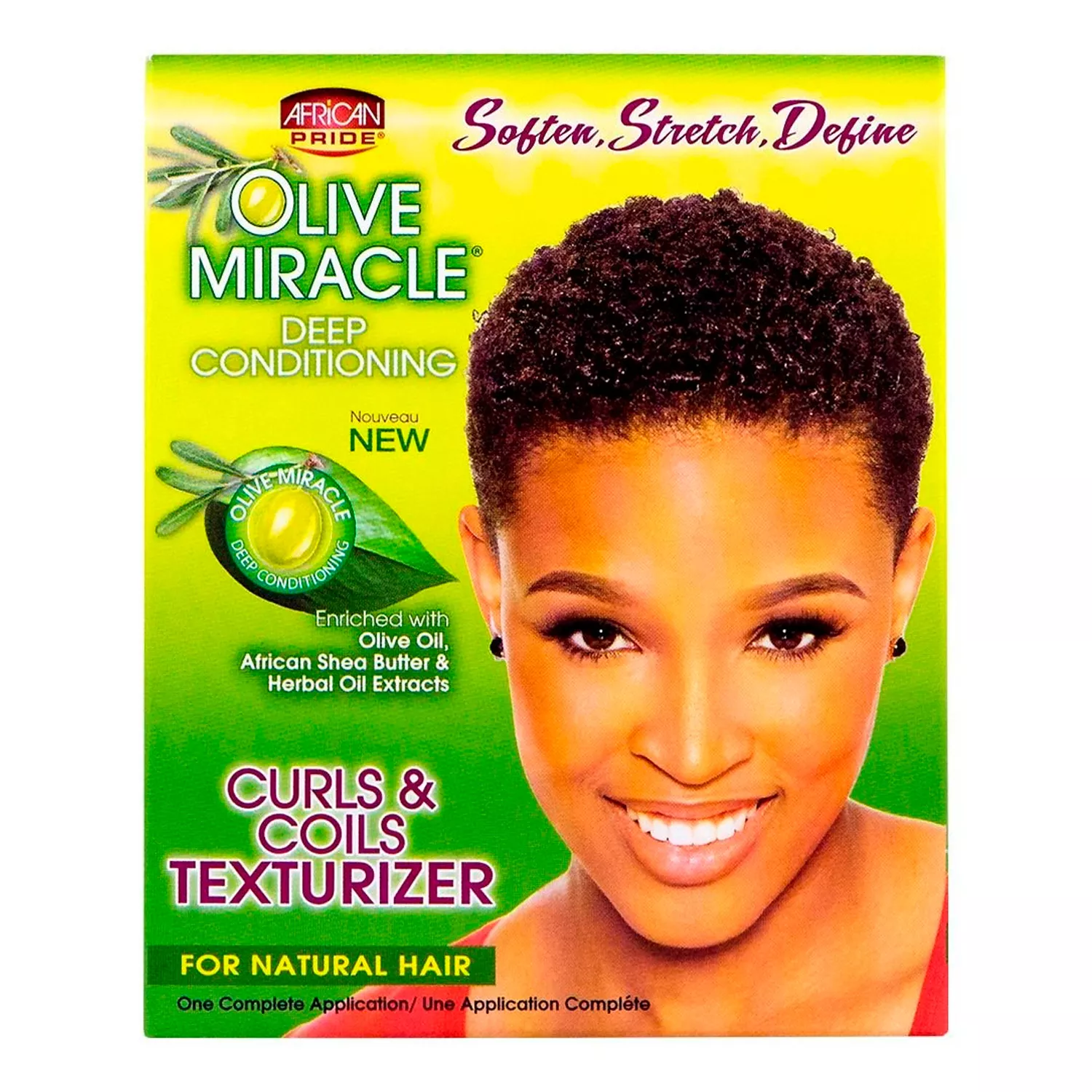 African Pride Olive Miracle Deep Conditioning Curls & Coils Texturizer