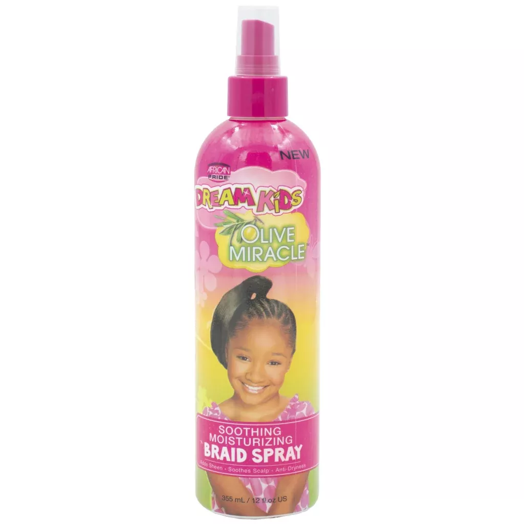 AFRICAN PRIDE OLIVE MIRACLE SOOTHING MOISTURIZING BRAID SPRAY - 12 OZ