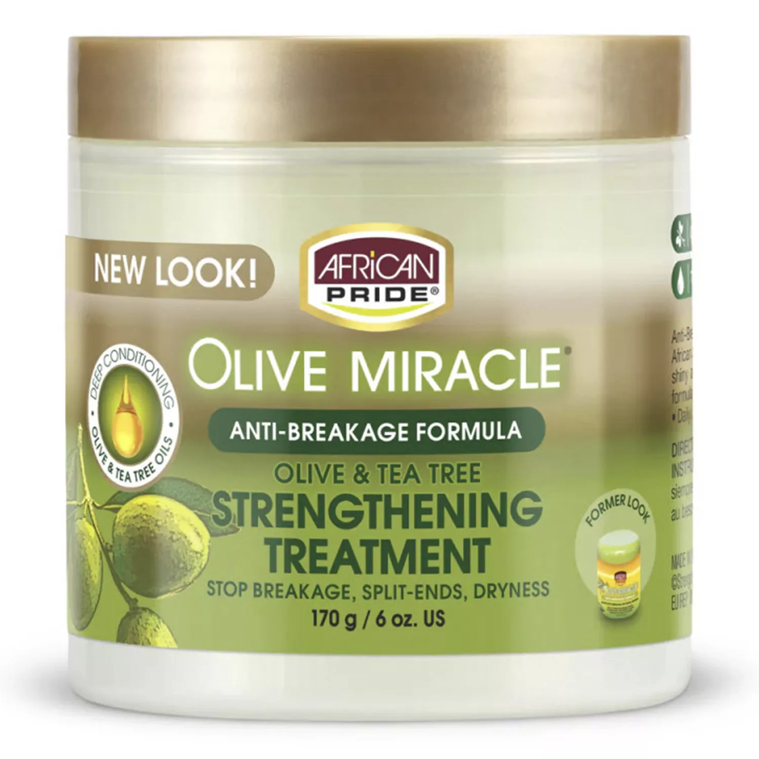 African Pride Olive Miracle Strengthening Treatment 6oz/ 170g