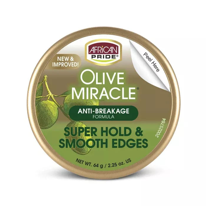 African Pride Olive Miracle – SUPER HOLD & SMOOTH EDGES 2.25 Oz