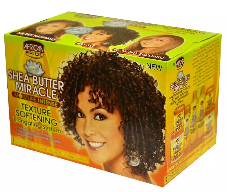 African Pride Shea Butter Miracle Texture Softening Elongating System