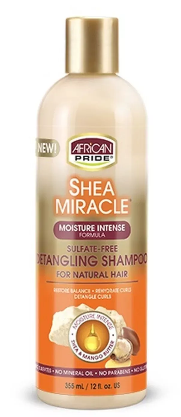 African Pride Shea Miracle Detangling Shampoo