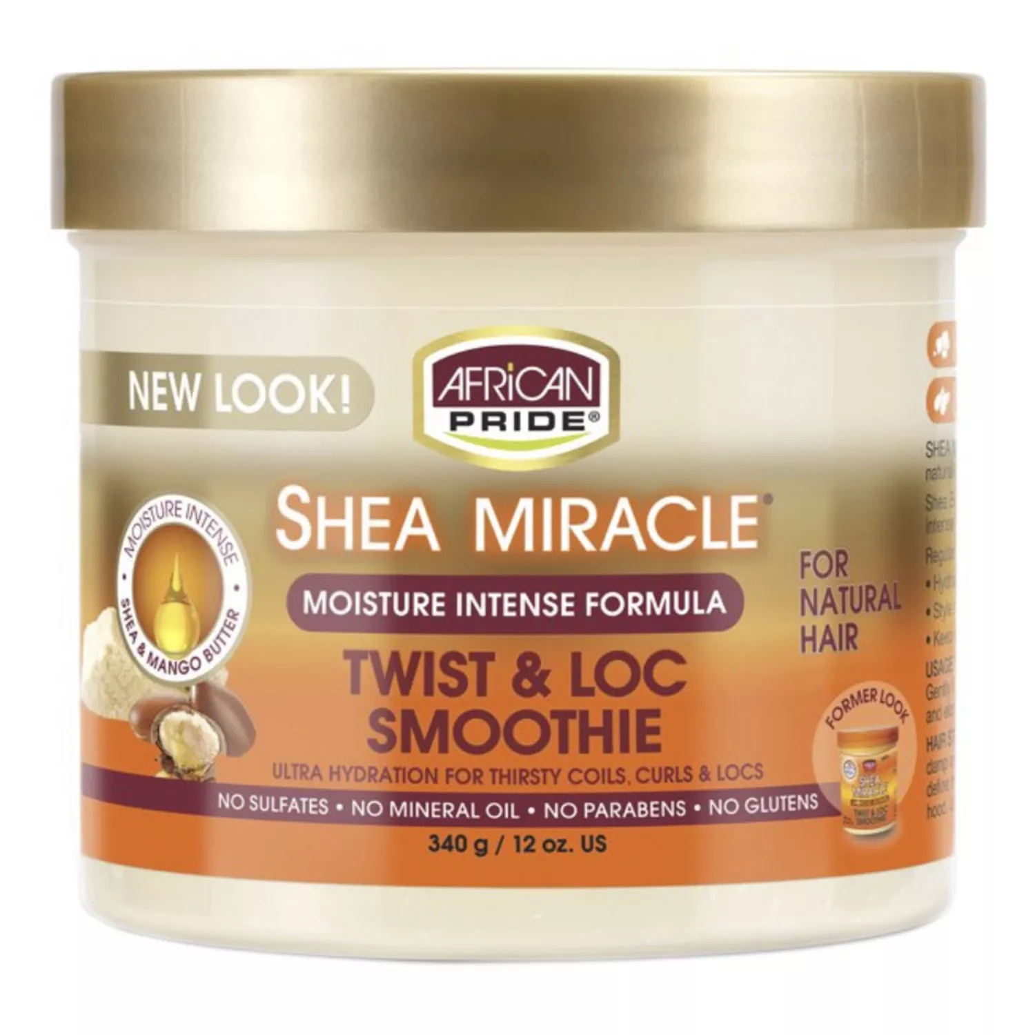 African Pride Shea Miracle Twist & Loc Smoothie 12oz/ 340g