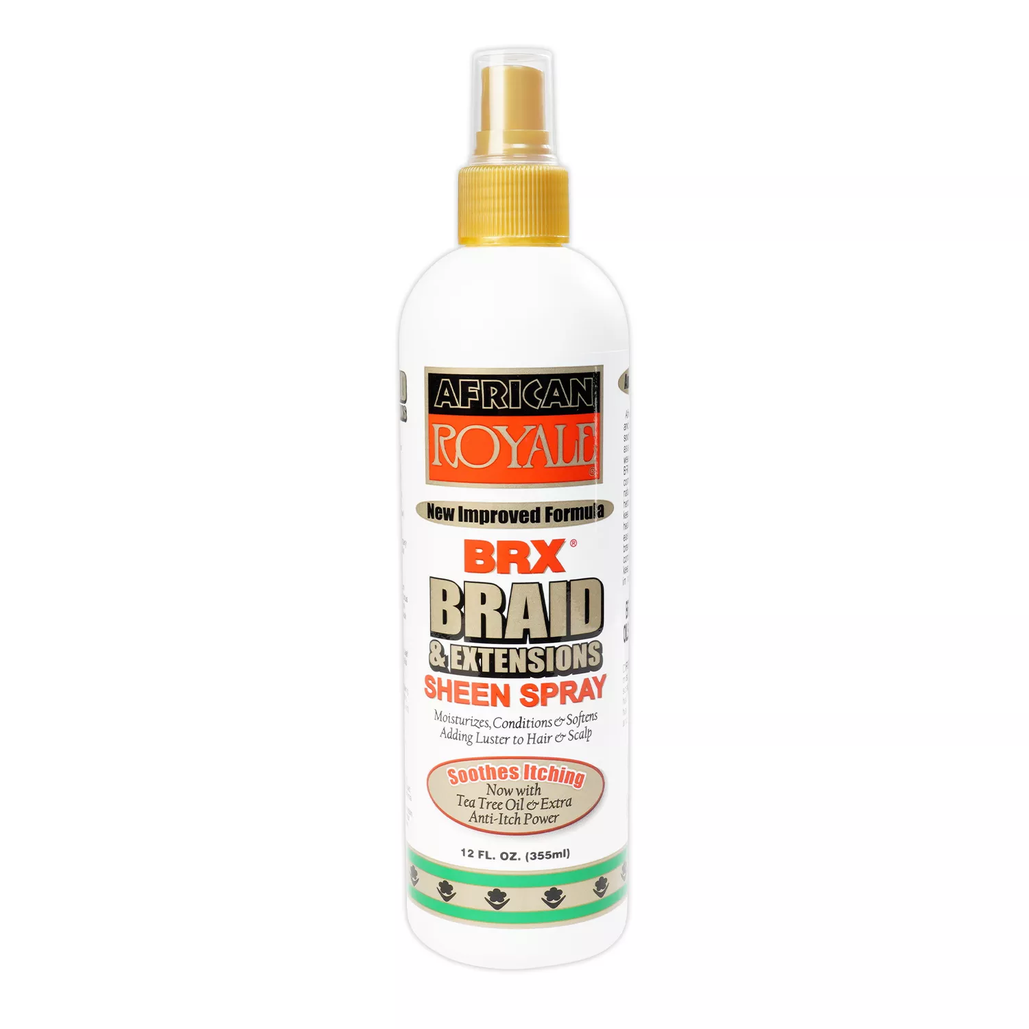 African Royale BRX Braid & Extensions Sheen Spray 12oz/ 355ml