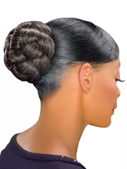 ALICIA FOXY SILVER BUN - DOME L