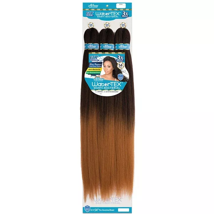 AliTress WaterTex Crochet Braids – PRE-STRETCHED 54″ 3X