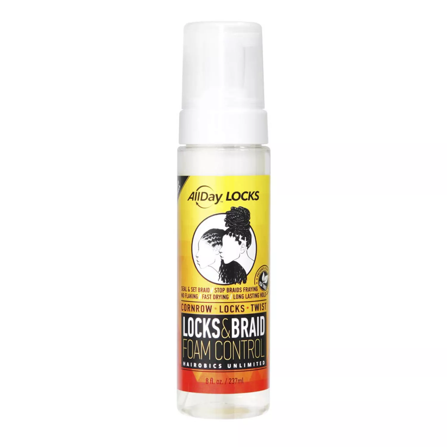 All Day Locks & Braid Foam Control 8oz/ 237ml