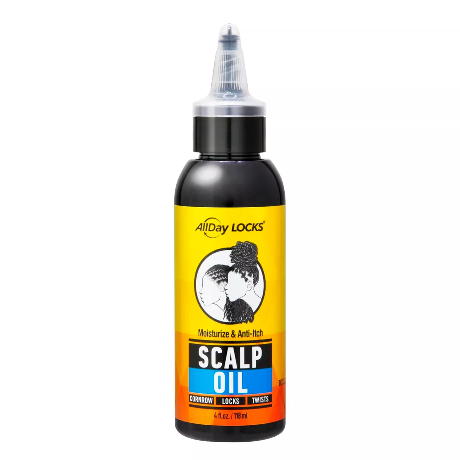 All Day Locks Moistruize & Anti-Itch Scalp Oil 4oz/ 118ml
