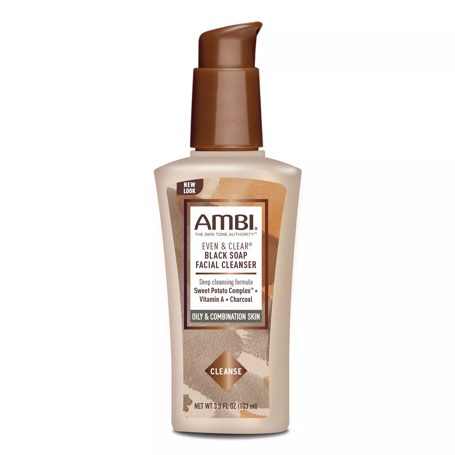 AMBI Even & Clear Black Soap Facial Cleanser 3.5oz/ 103ml