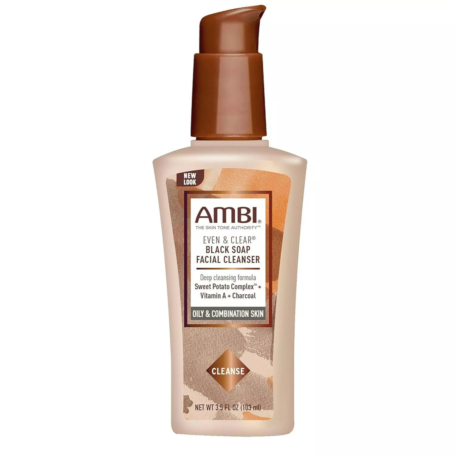 AMBI EVEN & CLEAR CHARCOAL BLACK FACIAL CLEANSER 3.5 oz