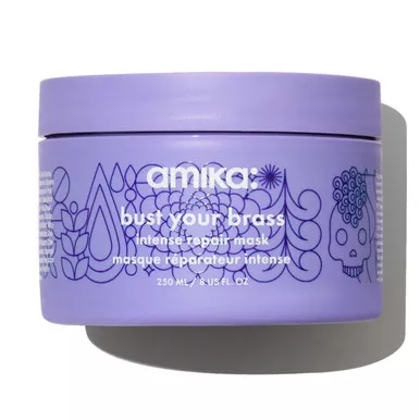 Amika Bust Your Brass Intense Repair Mask - 8 oz.