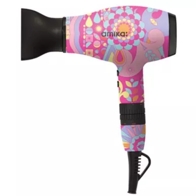 Amika CEO 360 Dryer - Pink Signature Print (033399)