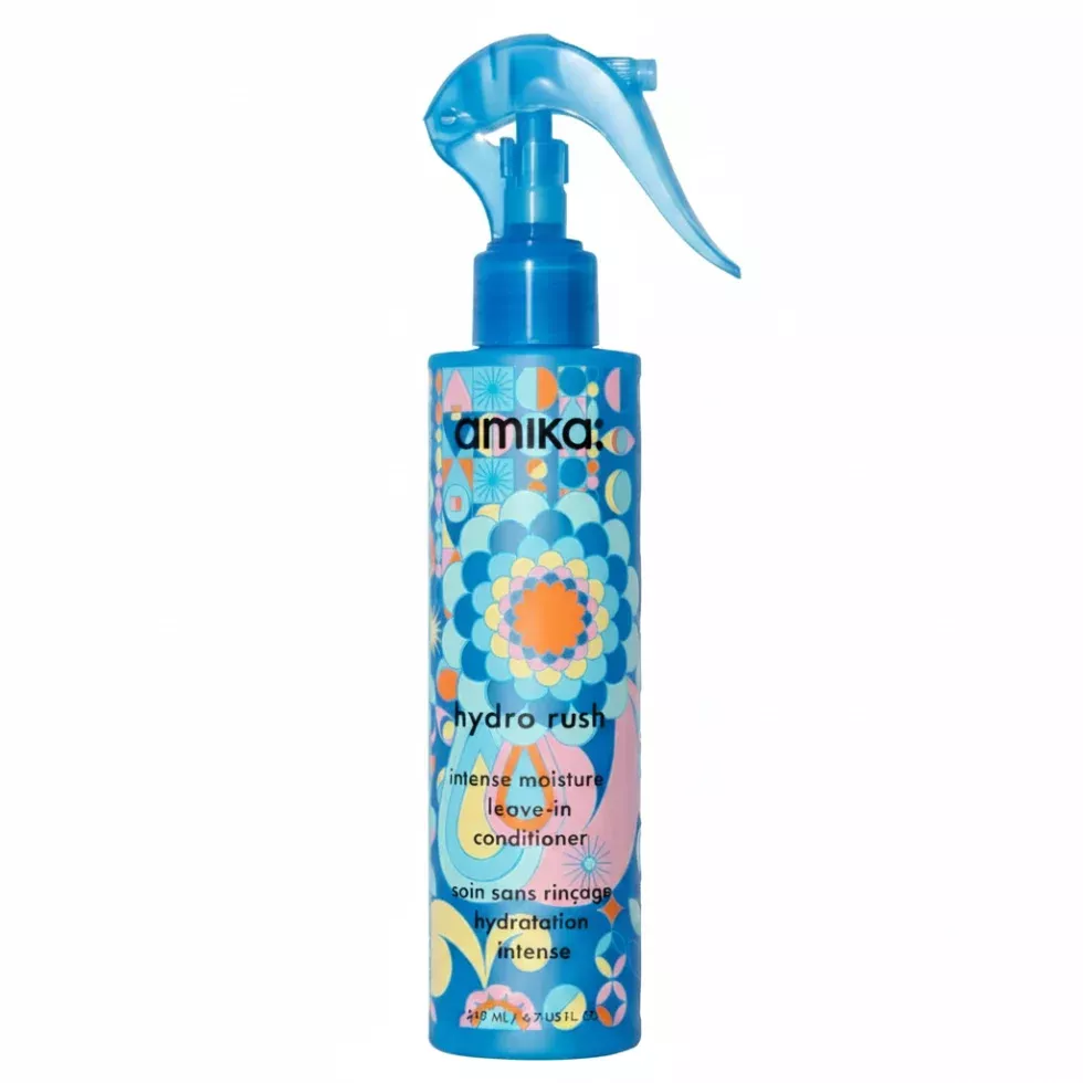 Amika Hydro Rush Intense Moisture Leave-In Conditioner 200ml | Hydration & Frizz Control