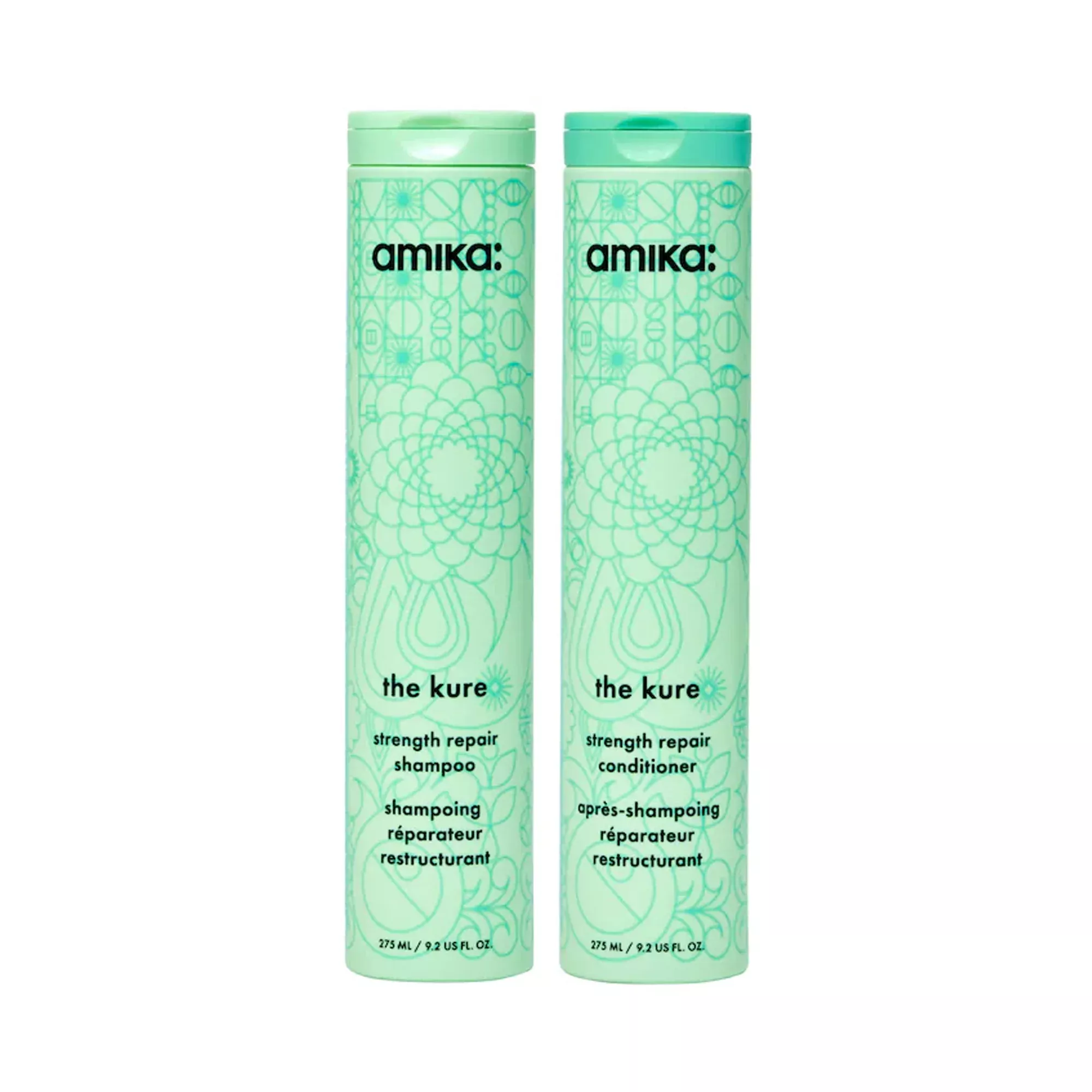 Amika The Kure Repair Shampoo and Conditioner 9.2oz Duo