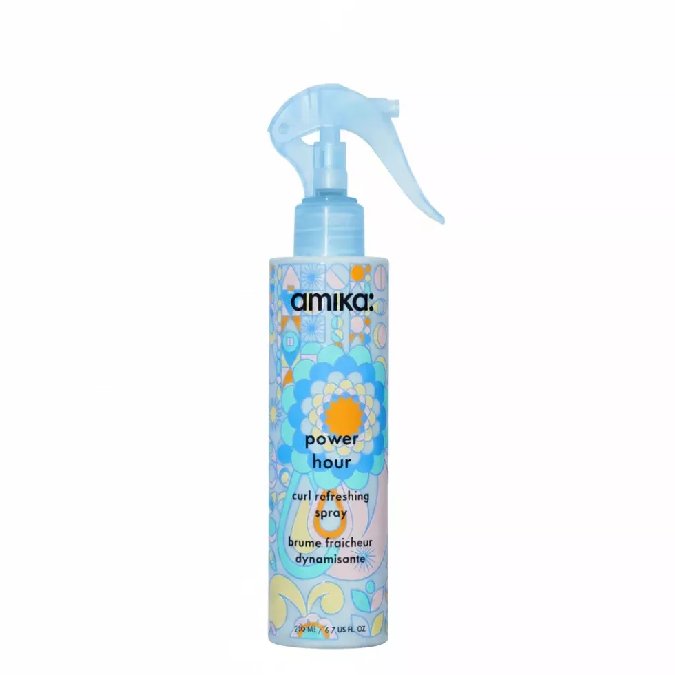 Amika Power Hour Curl Refreshing Spray 200ml – Revive & Define Curls Instantly