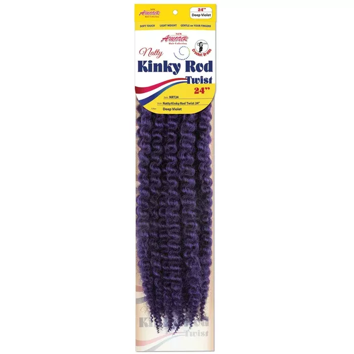 Amour Natty Crochet Braids – KINKY ROD TWIST 24″