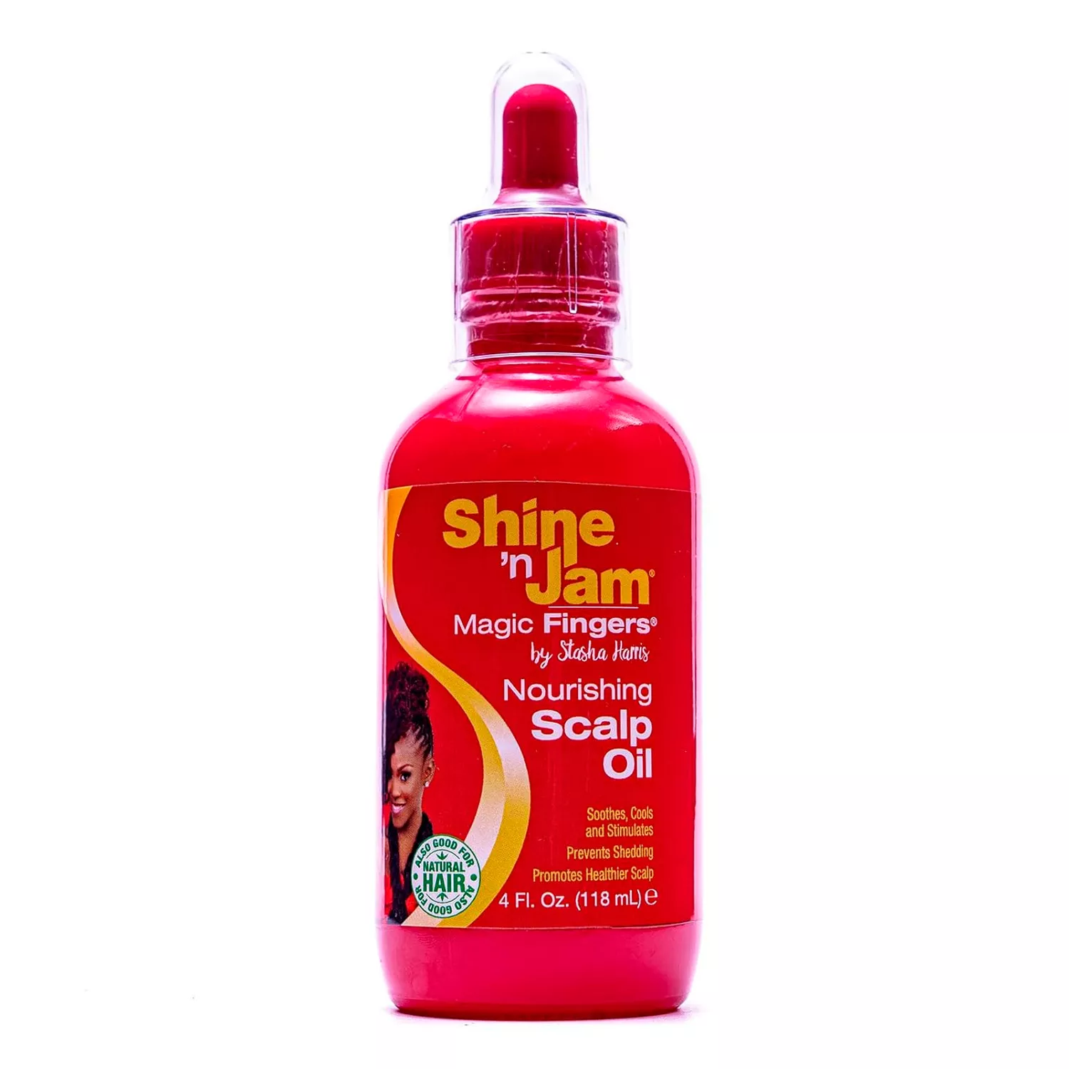 Ampro Shine 'n Jam Magic Fingers Nourushing Scalp Oil 4oz/ 118ml