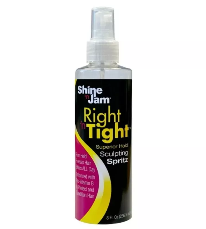 AMPRO SHINE N JAM RIGHT 'N TIGHT SUPER HOLD SPRITZ