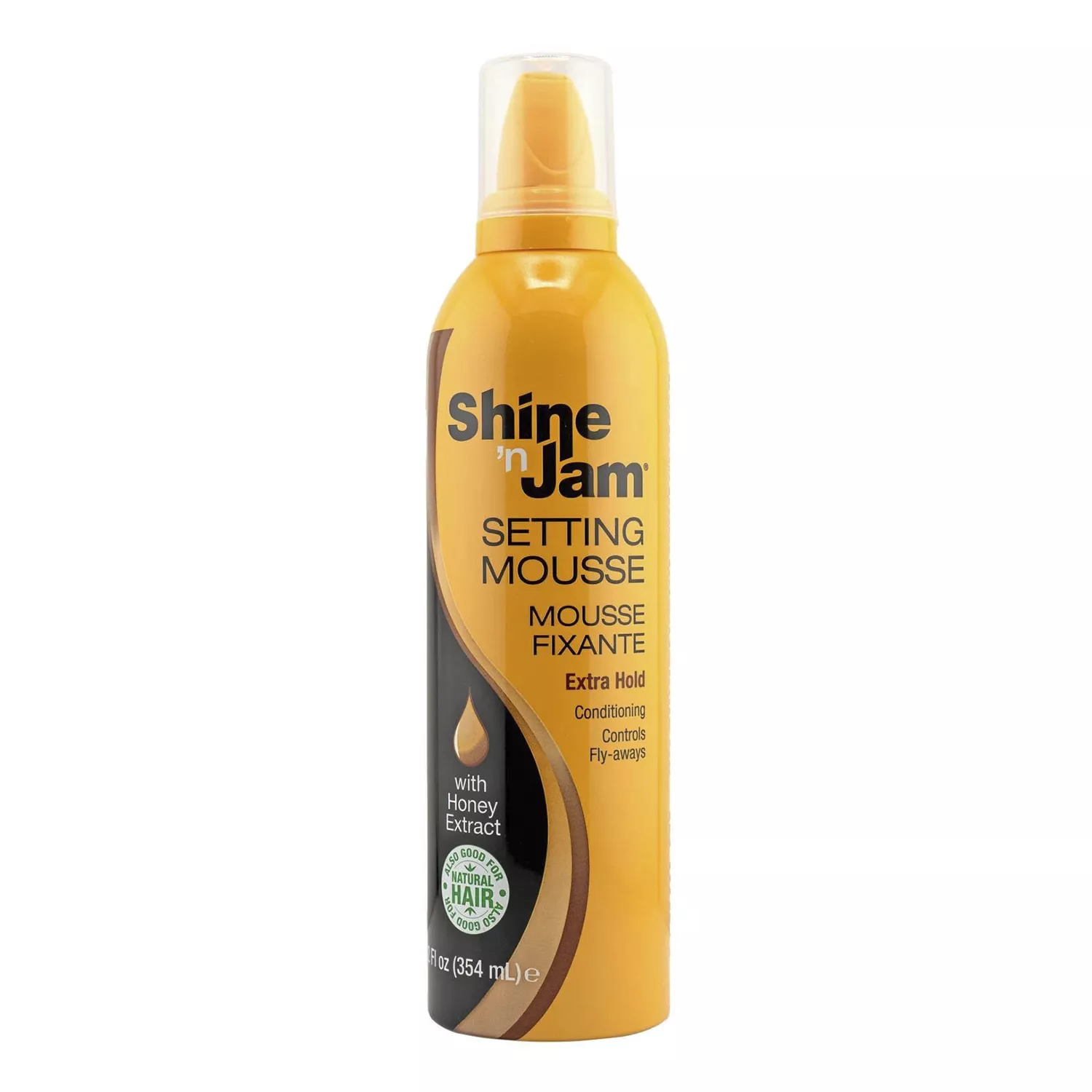 Ampro Shine 'n Jam Setting Mousse Honey Extra Hold 12oz/ 354ml