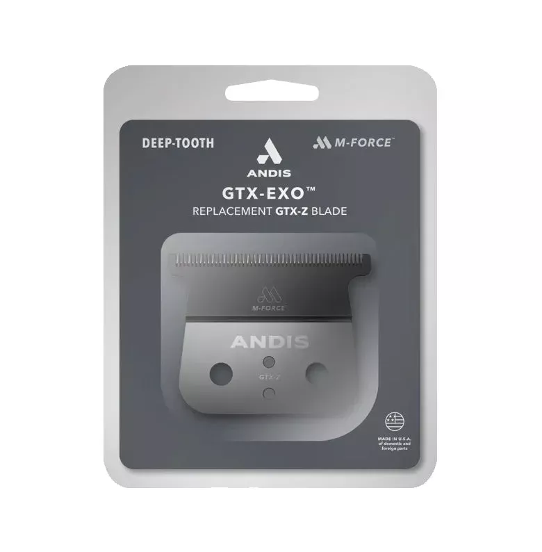 Andis GTX EXO Replacement Blade M-Force - Black Model #AN-562009, UPC: 040102006685