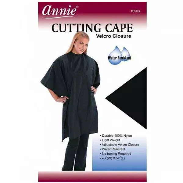 Annie #3903 Cutting Cape 43"x52" - Black