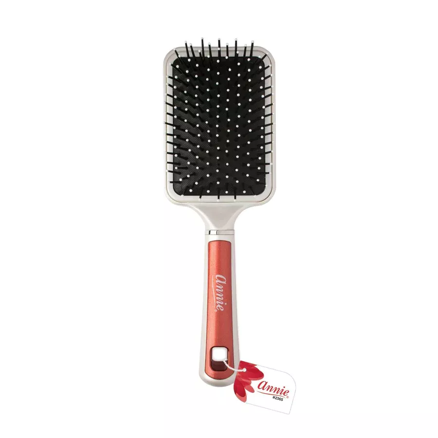 ANNIE PEARLY DELUX PADDLE BRUSH RED