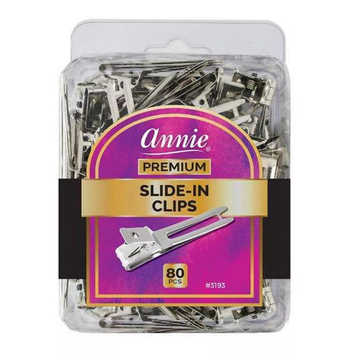 Annie Premium Slide-In Clips 80ct