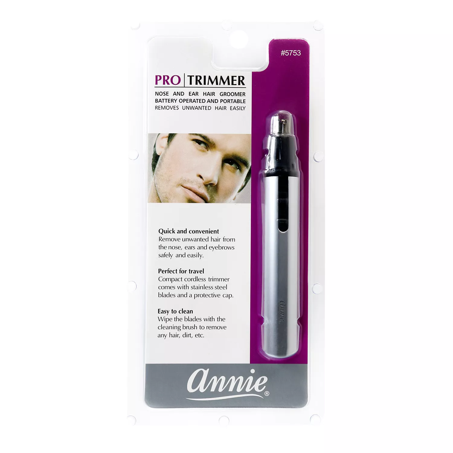 Annie Pro Trimmer Nose and Ear Hair Groomer