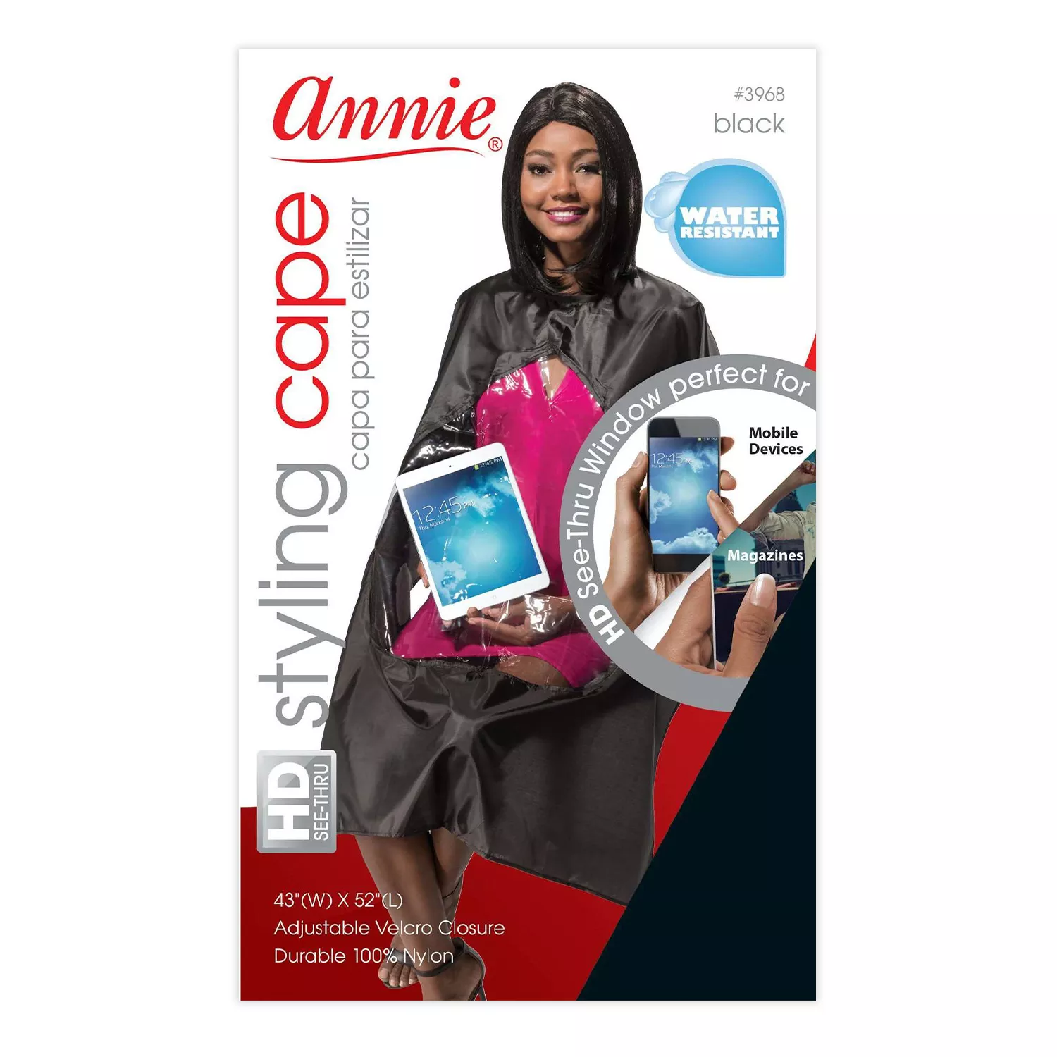 Annie See-Through Styling Cape
