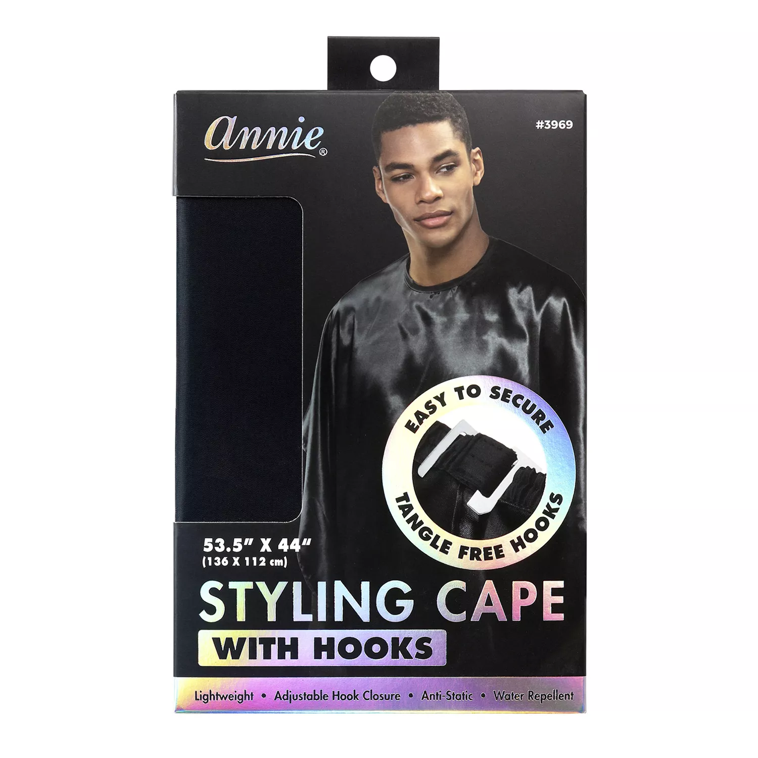 Annie Styling Cape with Hook 53.5" X 44"