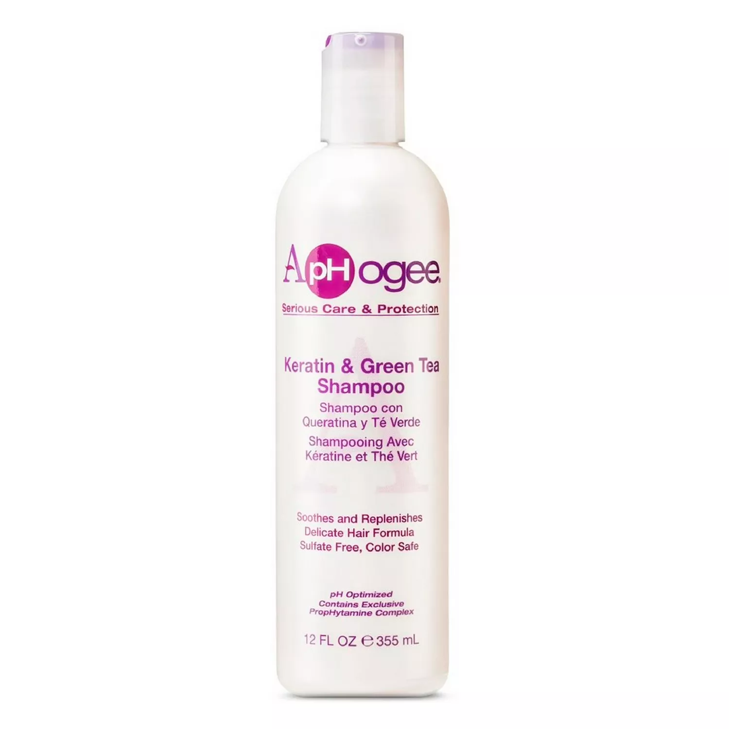 Aphogee Keratin & Green Tea Shampoo 12oz/ 355ml
