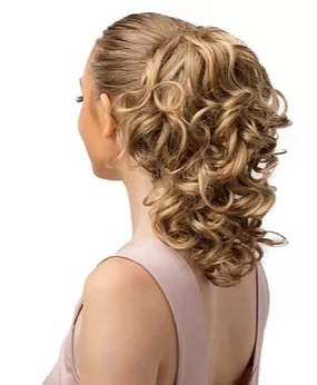 APLUSDESIGNER HAIR CLIP IN DRAWSTRING PONYTAIL - CHEER ME