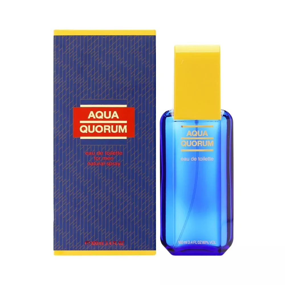 Aqua Quorum by Antonio Puig for Men 3.4 oz Eau de Toilette Spray