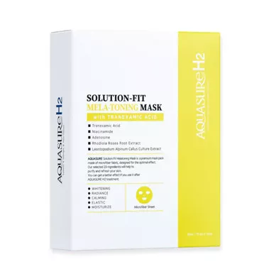 Aquasure H2 Solution Fit Mela-Toning Mask - 10 sheets (81787)