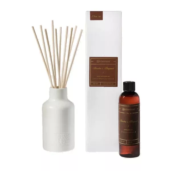 AROMATIQUE BOURBON & BERGAMOT - REED DIFFUSER SET